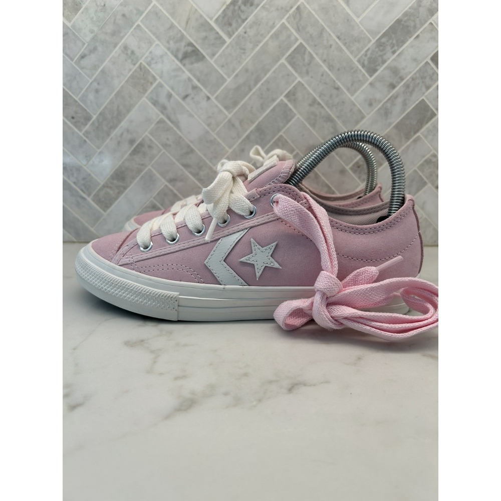 Converse Chuck Taylor‎ All Star Player 76 Sneakers Youth Kids Size 4 Pink White